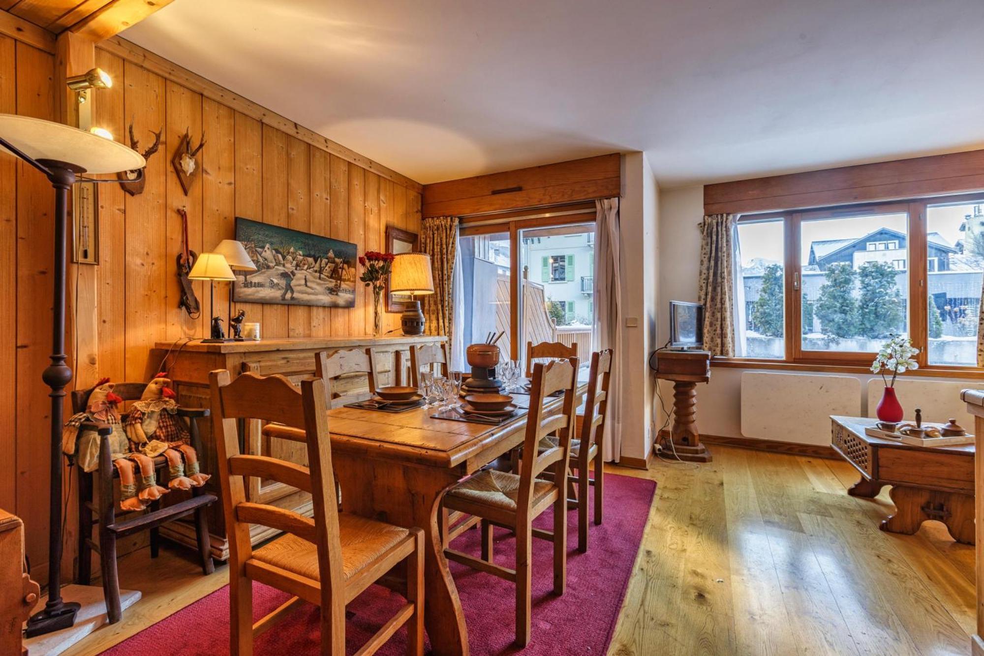 Duplex Aiguille Du Midi Large Terrasse - Happy Rentals Chamonix Bagian luar foto
