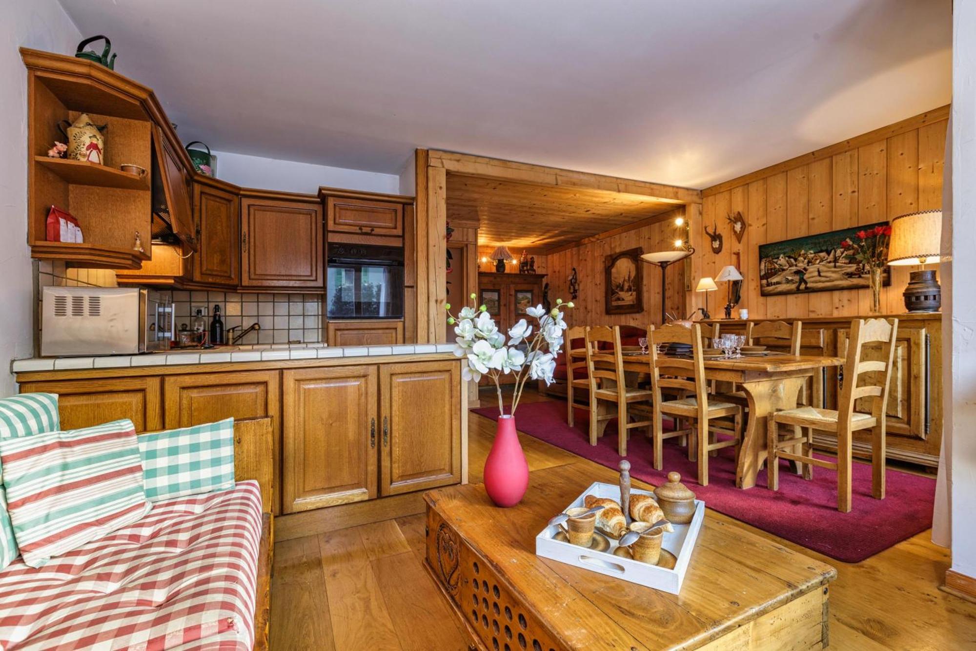 Duplex Aiguille Du Midi Large Terrasse - Happy Rentals Chamonix Bagian luar foto