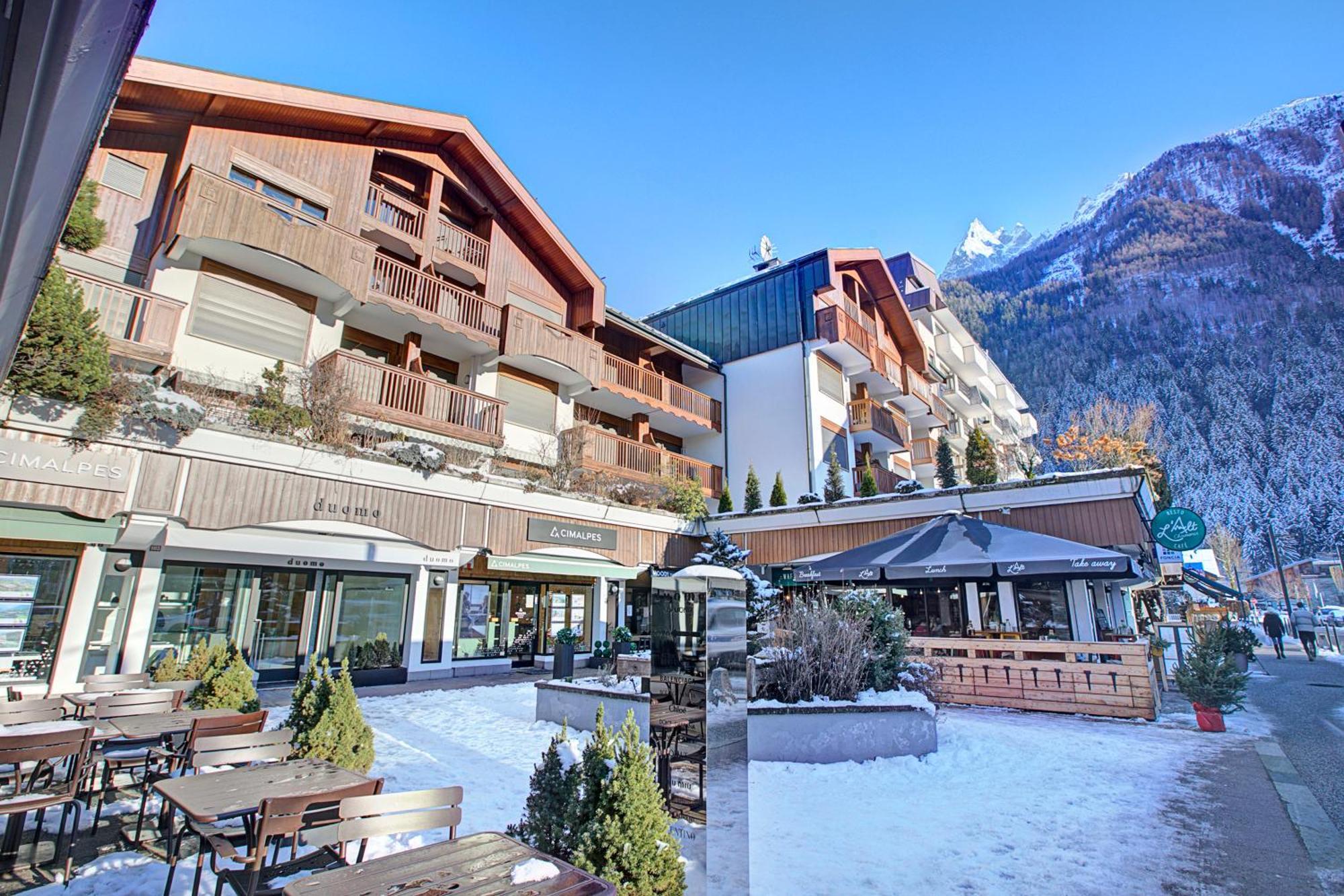 Duplex Aiguille Du Midi Large Terrasse - Happy Rentals Chamonix Bagian luar foto